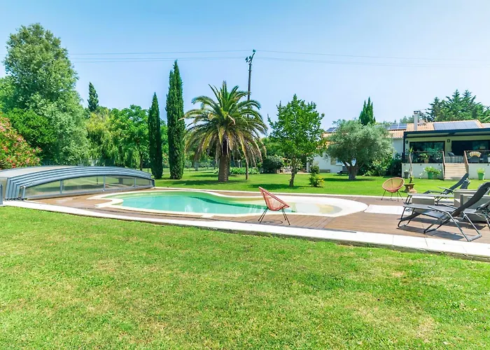 Ferienhaus Maison Piscine Chauffée Jacuzzi Proche Montpellier Et Plages *